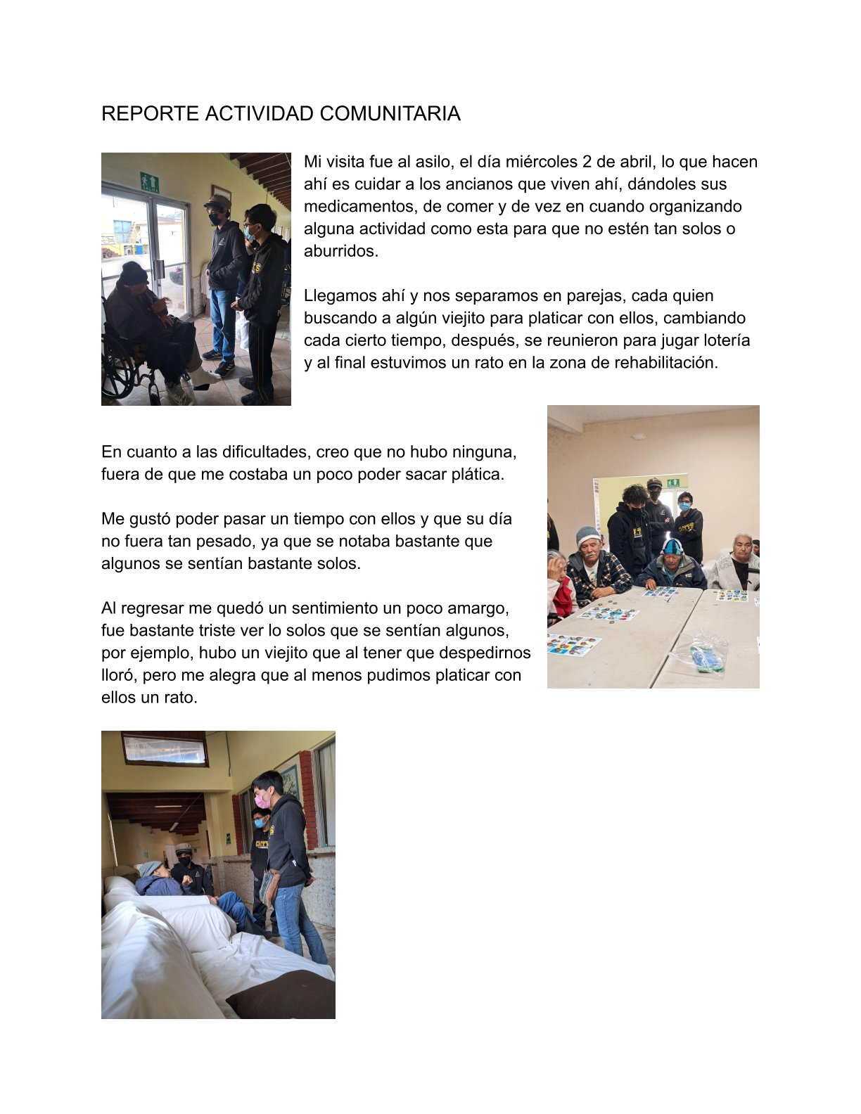 Communitary project