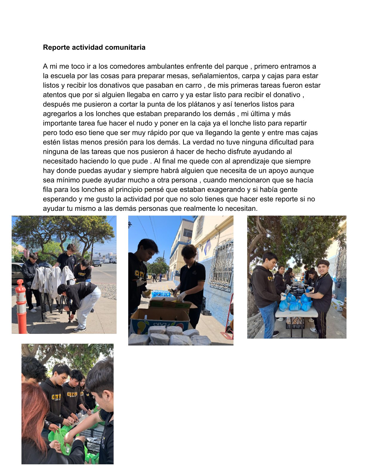 Communitary project